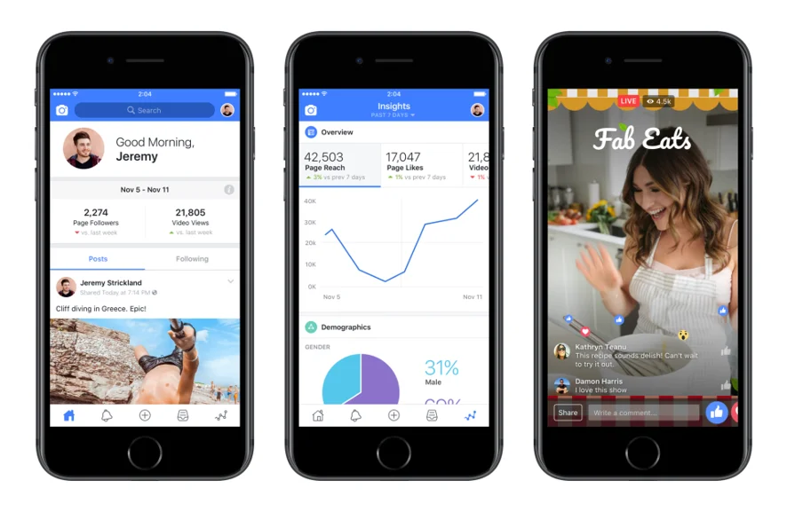 Creator Studio: mobile app
