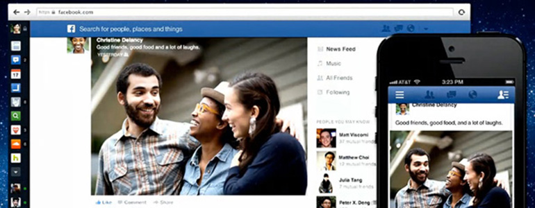 Facebook apresenta novo layout